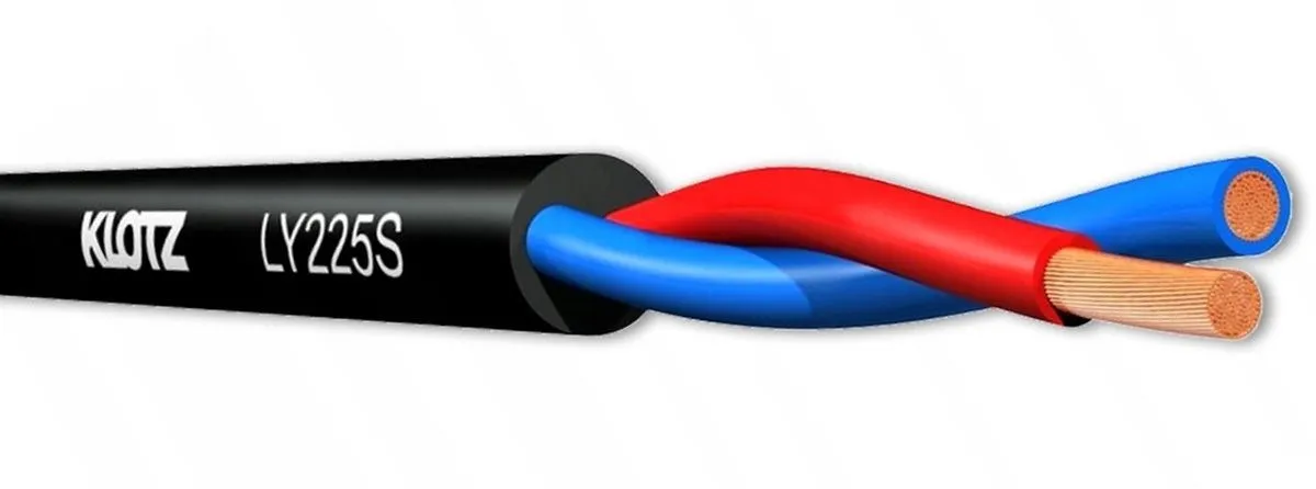 Klotz LY225S Кабель акустический, биаксиальный.