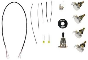 Hosco HKA-CKLP-B Комплект темброблока для электрогитары, Les Paul, черный.