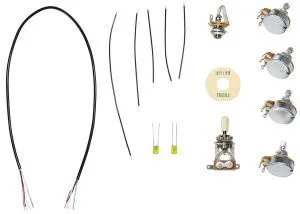 Hosco HKA-CKLP-I Комплект темброблока для электрогитары, Les Paul, кремовый.