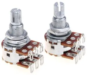 Musiclily MX1960-2 Потенциометр балансный MN500K, сдвоенный, в комплекте 2 шт.