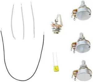 Hosco HKA-CKJB Комплект темброблока для бас-гитары, Jazz Bass.