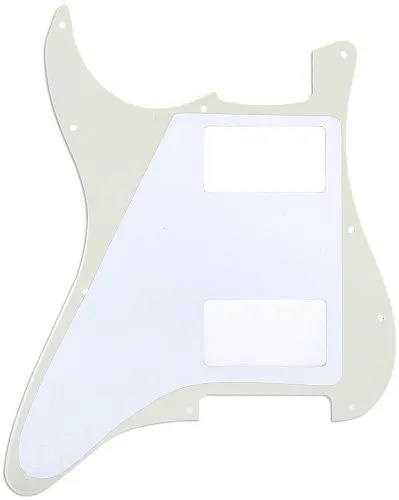 Musiclily MX1379CM Защитная накладка для электрогитары, Fender Stratocaster HH, 3 слоя, кремовая.