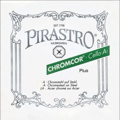 Pirastro 339120 Chromcor Cello Отдельная струна Ля А для виолончели (сталь/хромированная сталь).