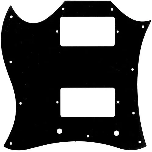 Musiclily MX1397BK Пикгард для электрогитары Gibson SG, 3 слоя, черная.