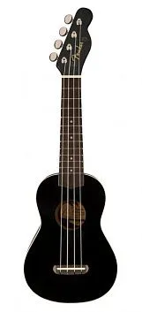 Fender Ukulele Venice-Black Укулеле сопрано.