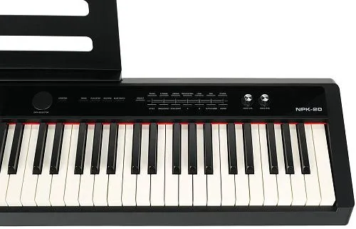 Nux NPK-20-BK Цифровое пианино, черное, без стойки.
