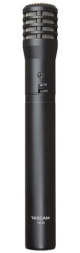 Tascam TM-60 Студийный конденсаторный микрофон, кардиоида, цвет черный.
