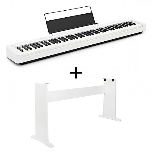 Комплект цифровое пианино + стойка: Casio CDP-S110WE + Lut-C-46W.