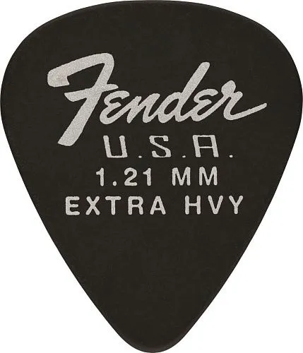 Fender 351 Dura-Tone 1.21 12 PK Black Медиатор.