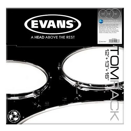 Evans ETP-HYDGL-S Комплект пластиков 12",13",16" Hydraulic Glass.