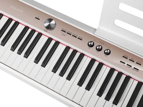 Nux NPK-20-WH Цифровое пианино, белое, без стойки.