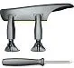 Wittner 250131 Подбородник для скрипки размером 1/2-1/4, с отверткой.-1