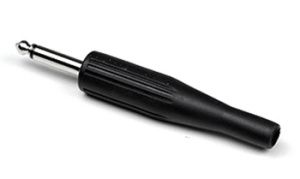 Invotone J180 BK Разъем Джек моно 6.3 мм, черный пластик.