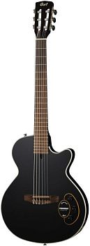 Cort Sunset-Nylectric-BK Sunset Series Электрогитара, нейлоновые струны.